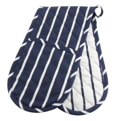 Apollo <b>Navy</b> C<b>otto</b>n Double Oven Glove