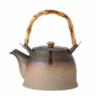 Aura Teapot Green Porcelain