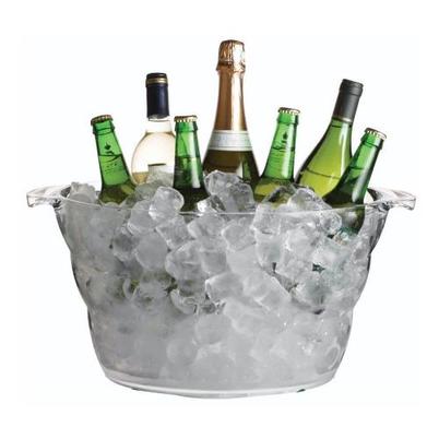 BarCraft Acrylic Large Oval Drinks Cooler