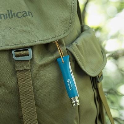 Opinel N07 Trekking Pocket Knife Cyan Blue