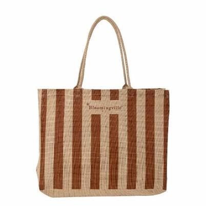 Bergamo Brown Jute Shopping Bag 
