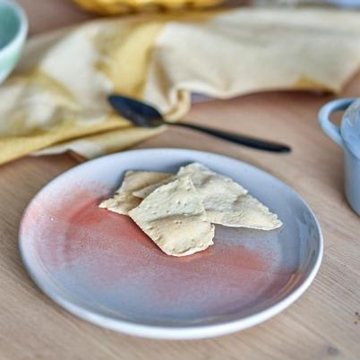 Paula Plate Orange Stoneware