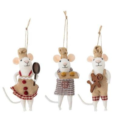 Bloomingville Peo Ornament Brown Wool