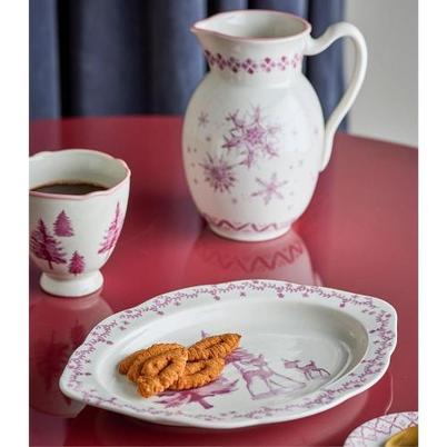 Bloomingville Wonderland Serving Plate Rose Stoneware