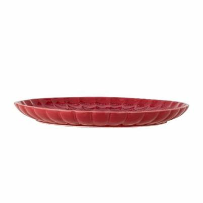 Bloomingville Latina Red Plate Stoneware 27cm