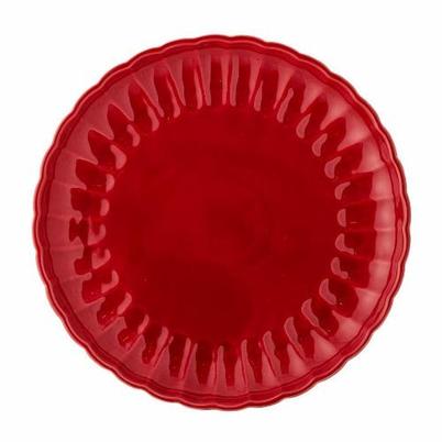 Bloomingville Latina Red Plate Stoneware 27cm