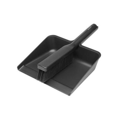 Brabantia Dustpan & Brush Set Dark Grey