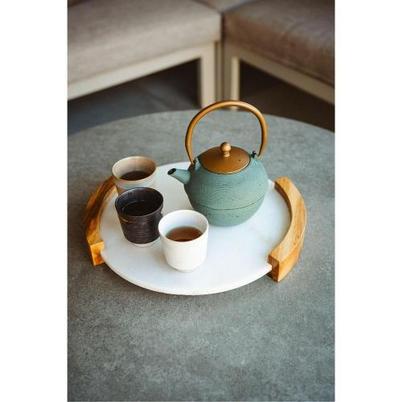 Bredemeijer Sakura Blue Cast Iron Teapot 1.2L 