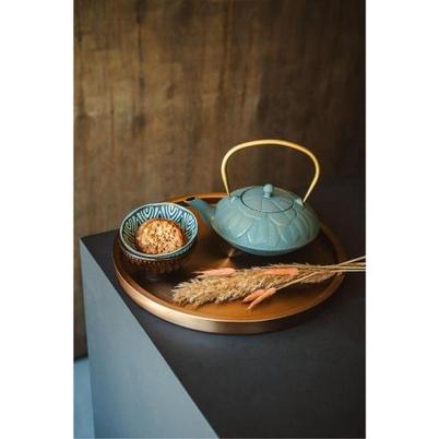 Bredemeijer Kun Ming Blue Cast Iron Teapot 1.3L