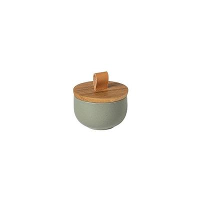 Casafina Pacifica Artichoke-Oak Salt Cellar