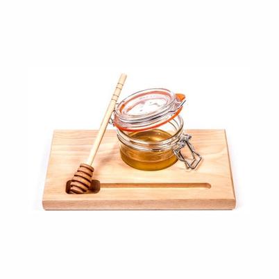 Caulfield Country Boards Honey Ash Board, Dipper & Jar