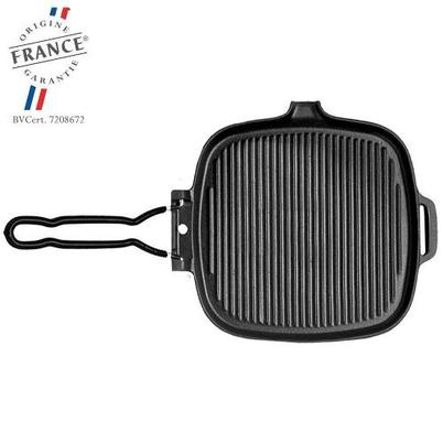 Chasseur Square Grill Pan Black 22cm 