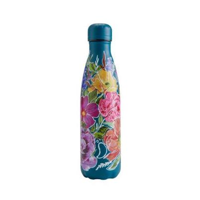 Chilly's 500ml Water Bottle Floral Petal Sketch