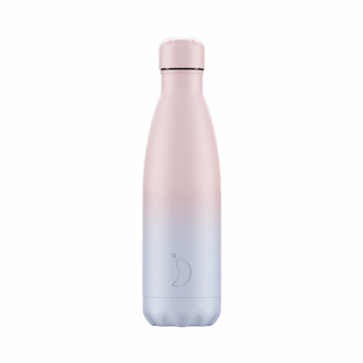 Chilly's 500ml Water Bottle Matte Blush Gradient