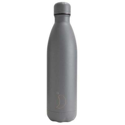 Chilly's 750ml Water Bottle Monochrome Grey