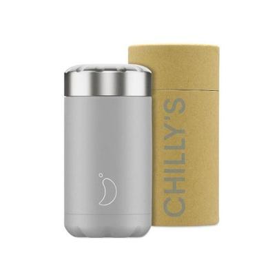 Chilly's Food Pot Monochrome Grey 500ml