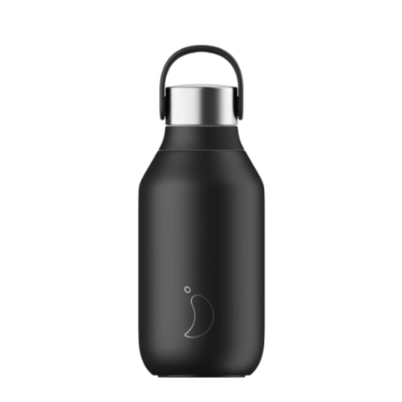 Chilly's Series 2 Water Bottle 350ml Black Abyss