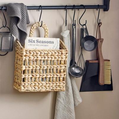 Cleaning Dustpan & Broom Brown Beech 
