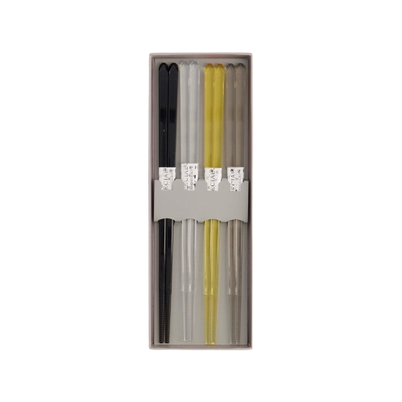 Tokyo Design Studio Acrylic Brown Chopstick Giftset 4
