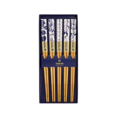 Tokyo Design Studio Flora Japonica Chopstick Giftset 5