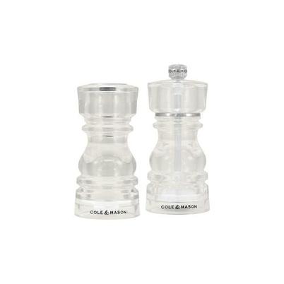 Cole & Mason London Acrylic Salt Shaker & Pepper Mill Set