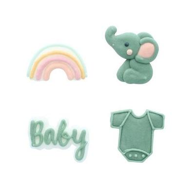 Culpitt Baby Green Sugar Decorations