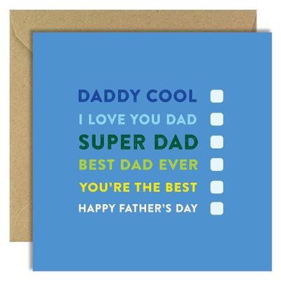 Daddy Cool Happy Father's Day Card