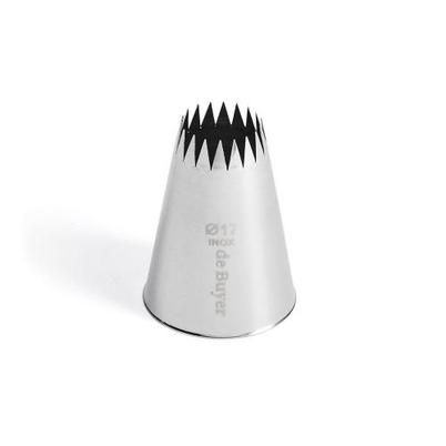 de Buyer Inox Petit Four Star Nozzles 17.5mm