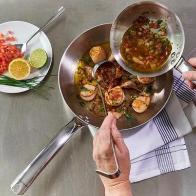 DeBuyer Alchimy Stainless Steel Frying Pan 28cm