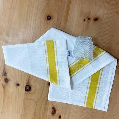 Dexam Glass Cloth Ochre