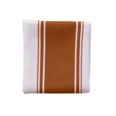 Dexam Love Colour Striped Tea Towel Terracotta