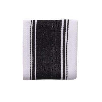 Dexam Love Colour Striped Tea Towel True Black