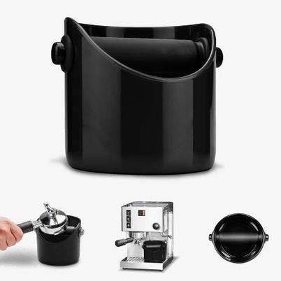 Dreamfarm Grindenstein Coffee Knock Box Black