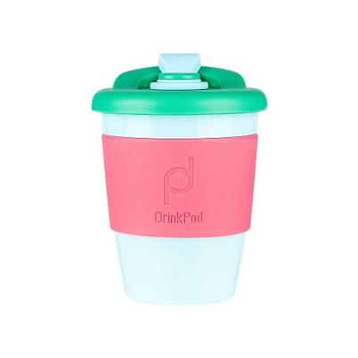 DrinkPod Reusable Coffee Cup 340ml Laguna Pink