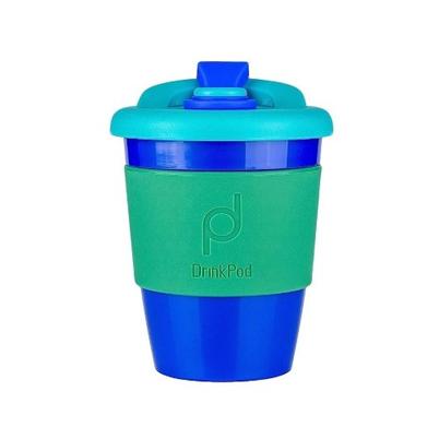 DrinkPod Reusable Coffee Cup 340ml Ocean Blue