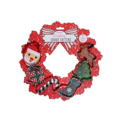 Eddingtons Christmas Cookie Cutters Set of 6