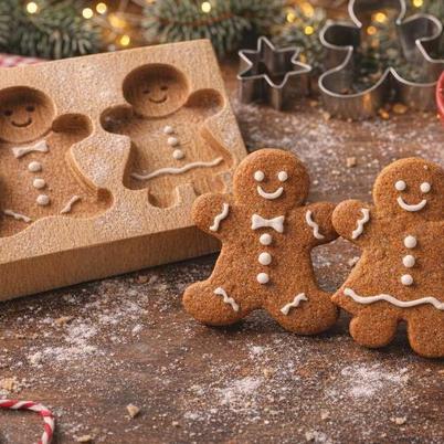 Eddingtons Nordic Gingerbread Man & Girl Biscuit Mould