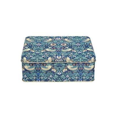 Elite Tins Strawberry Thief Deep Rectangular Tin