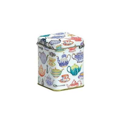 Elite Tins Teapot Small Square Tin