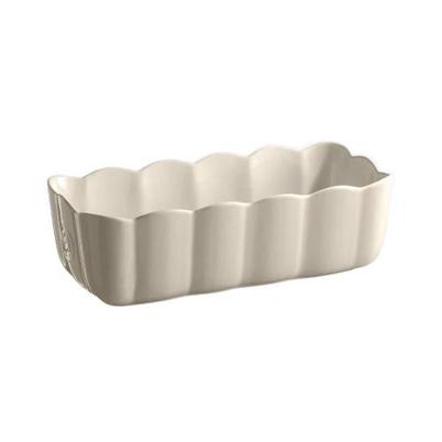 Emile Henry Cream Loaf Scalloped Dish