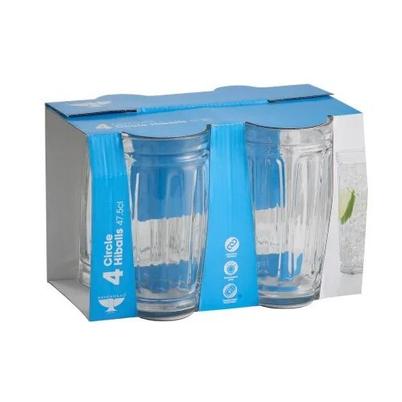 Essentials Circle Hiball Glasses-Set of 447.5cl