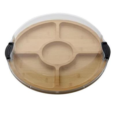 Farberware Build-a-Board Bamboo Divided Serving Board