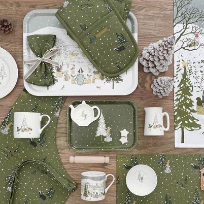 Sophie Allport Festive Forest Adult Apron