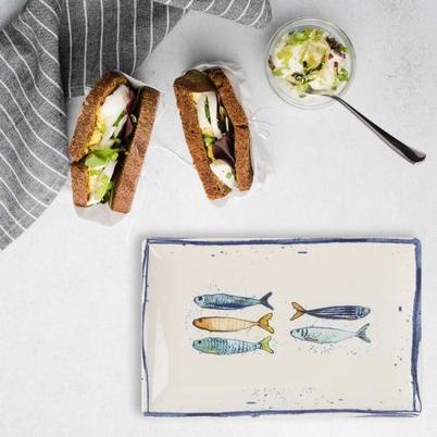 Fish Elite Rectangular Plate 20x13cm