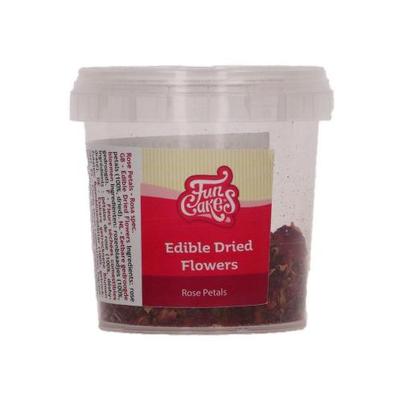 FunCakes Edible Dried Flower Rose Petals 5g