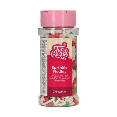 FunCakes Edible Sprinkle Medley Christmas 60 g