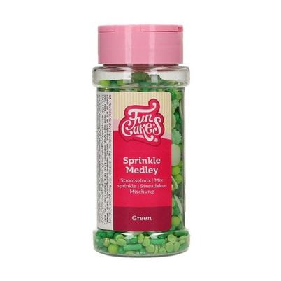 FunCakes Edible Sprinkle Medley Green 65 g