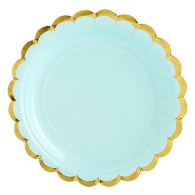 Funcakes PartyDeco Plates Mint 18cm 6pk
