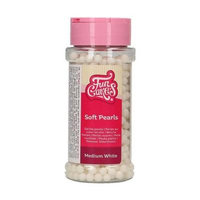 FunCakes Soft Pearls Medium White 60g