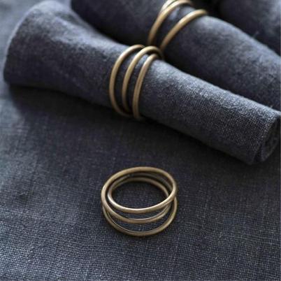 Garden Trading Brompton Antique Brass Napkin Ring
